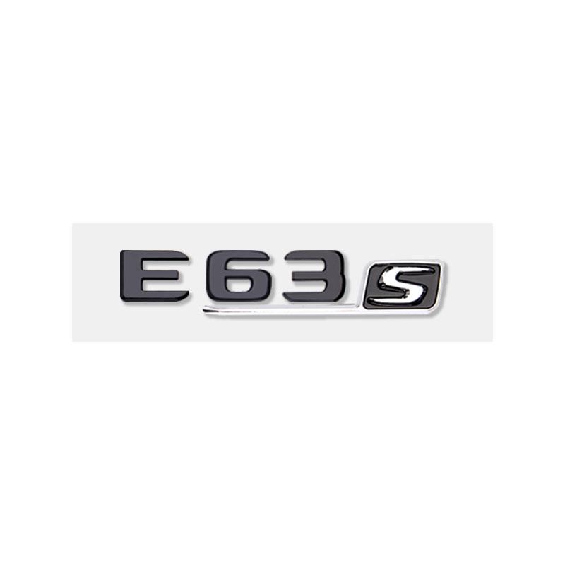 E63S logo badge car stickers for Mercedes Benz E63 refitted Eclass 6.3AMG fender side labelflag new old rear trunk displacement IY0