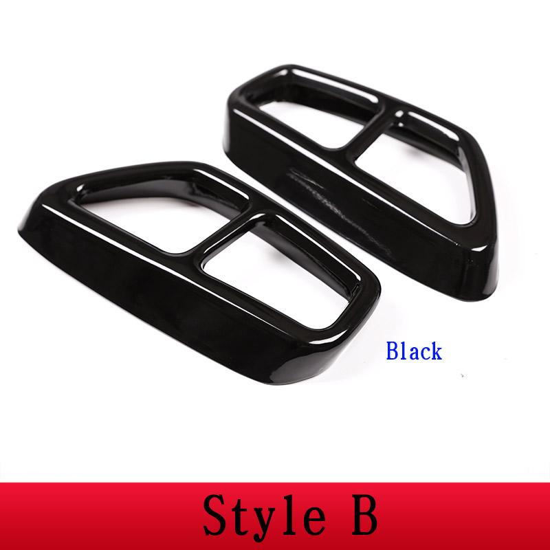 Для BMW 5 серии 6 серии GT G30 G38 G32 2018-21 нержавеющая сталь автомобиля хвост горло выхлопная труба украшения крышка наклейка автомобиля