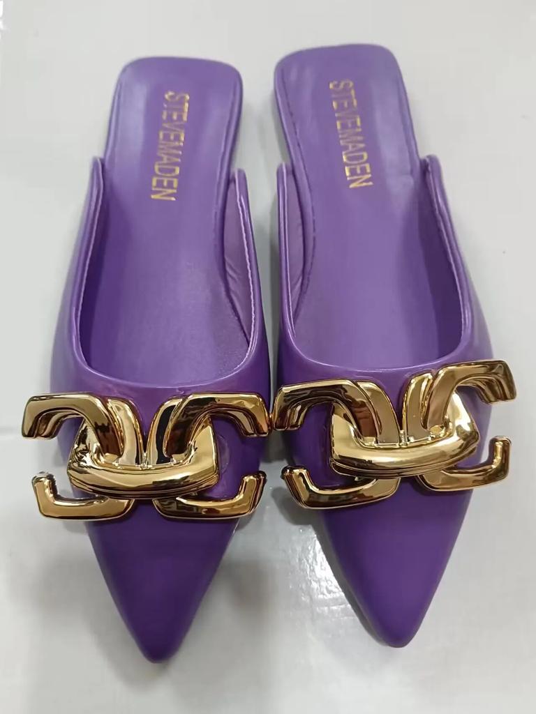 Fashion Shallow Modern Slippers Summer Outside 2024 High Quality Shoes Female Solid Low Heel Flat with Sexy Women's Slippers Chinelos