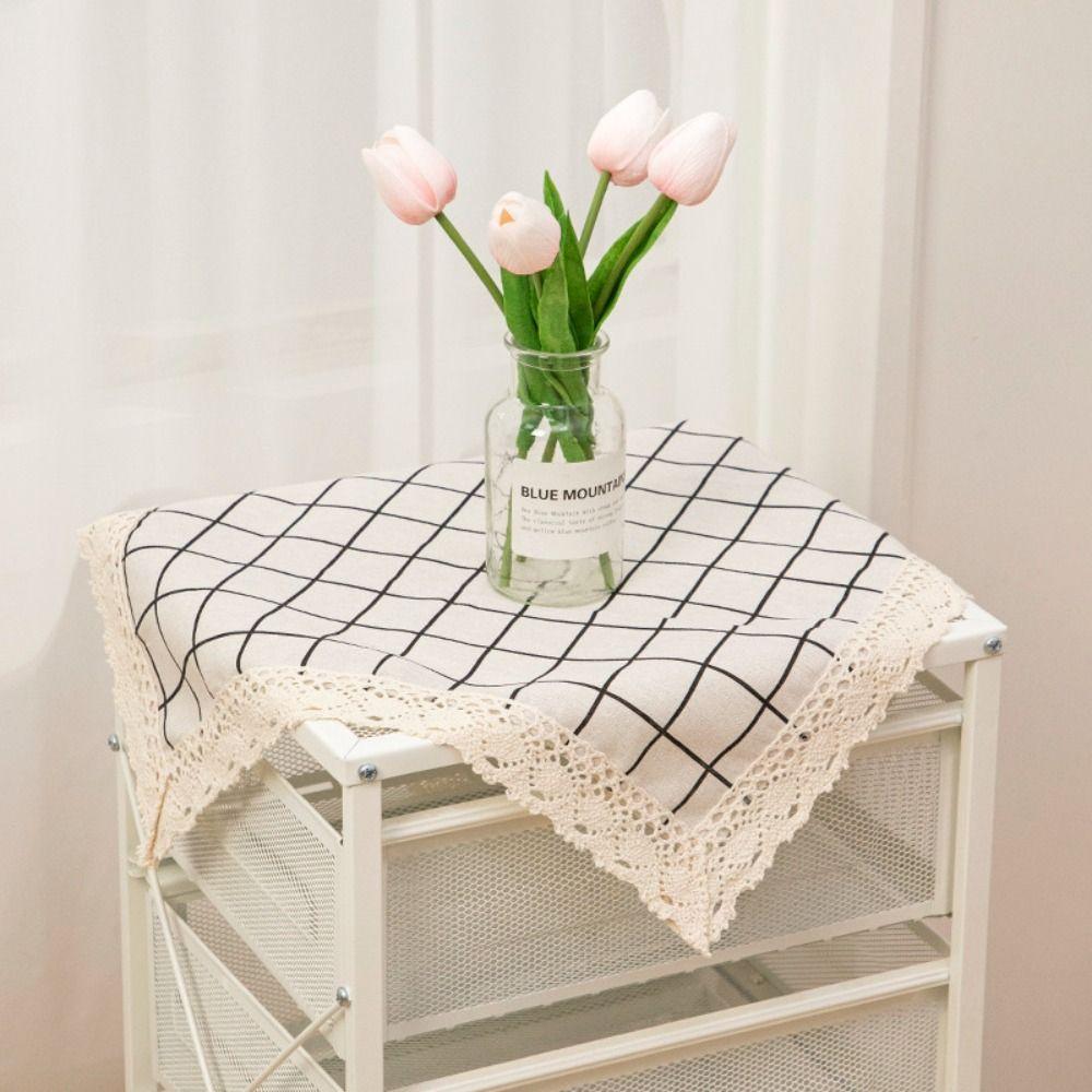 1Pcs 40x60cm Microwave Dust Cloth Dustproof Table Cloth for Desk Photo Background