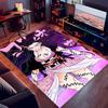 1pc Demon Slayer Nezuko2 Print Area Rug - Soft, Washable Non-Slip Indoor Mat for Office Chairs, Living Room, Home Office Decorative Rug