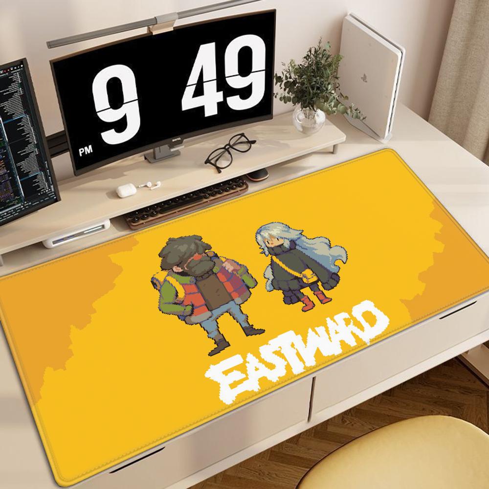 game pixel EEASTWARD Mouse Pad Large Thick Desk Pad Stitched Edges Gaming Mouse Mat for PC
