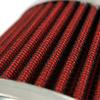 3.0inch Cold Air Intake Filter Red Universal Washable Reusable for Sport Racing Car Engine Intake Pipe 76mm High Flow Air Filter