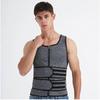 Men's European & American Neoprene Dual Waistband Body Shaper Vest