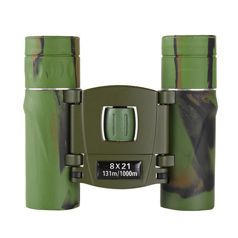 Wholesale 8×21 Camouflage Binoculars High-definition Children's Bird Watching Concert Mini Portable Goggles.