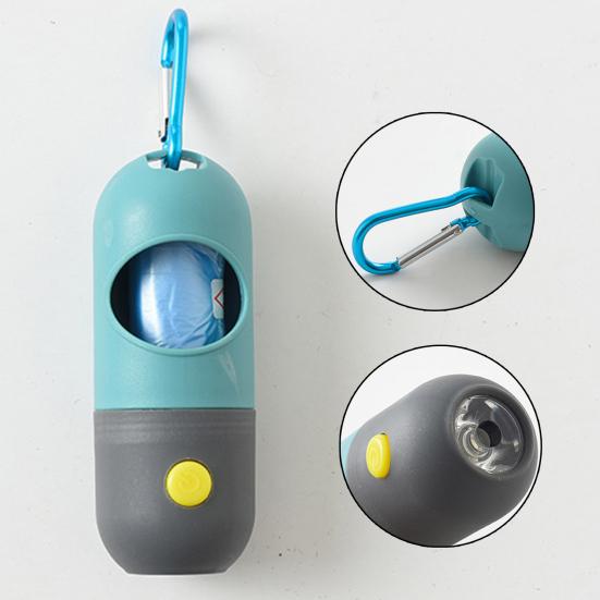 1 Set Pet Poop Bag High Durability Compact Size Hanging Hook Design Carry