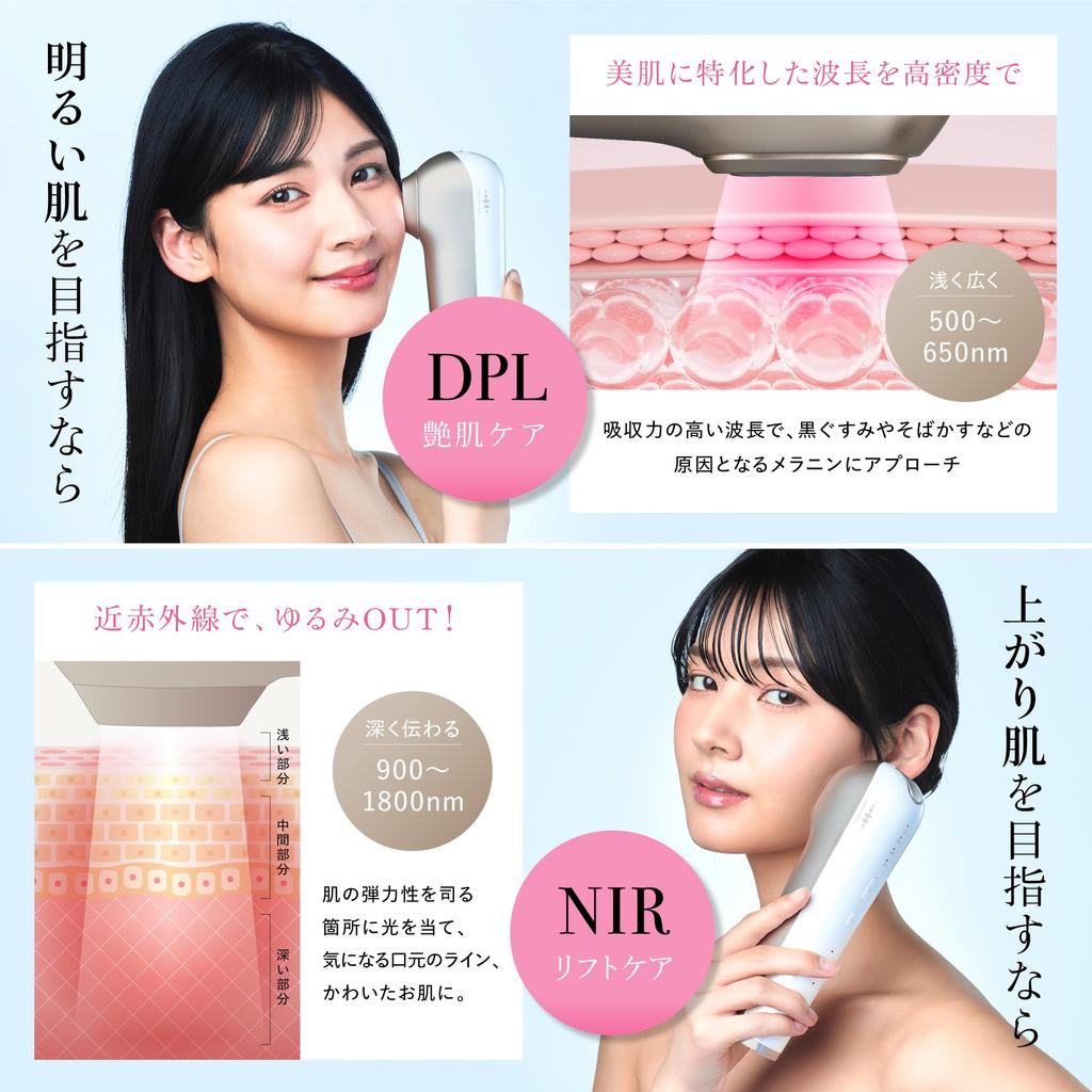 Устройство для удаления волос WAVEWAVE, оптическое устройство для красоты, совместимое с IPL NIR DPL VIO для мужчин и женщин, 15 Дж, глянцевая кожа, ослабление нежелательных волос, прозрачный уход