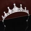 Baroque Bride Wedding Crown Tiara Wedding Dress Accessories Exquisite Alloy Rhinestone Crown Hair Accessories