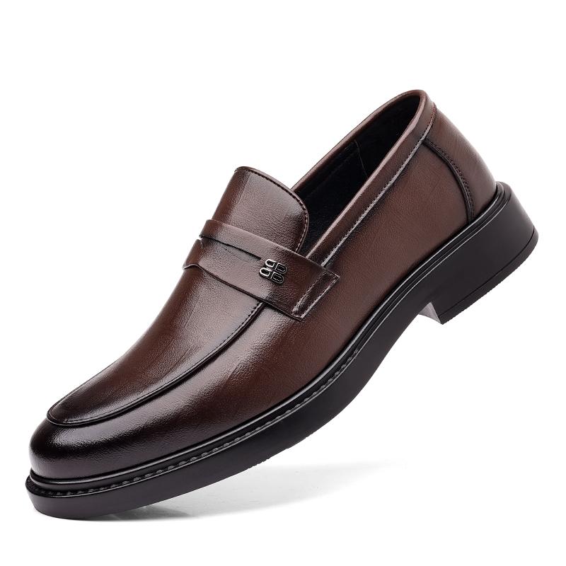 Fashion Male Shoes High Quality Fashion Men Business Shoes Italian Handmade Shoes Genuine Leather Loafers Slip-ons Men Casual Footwear