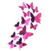 12pcs 3D Butterfly Mirror Wall Stickers Removable DIY Wall Art for Party Wedding Decor Home Decorations Craft Supplies Stickers