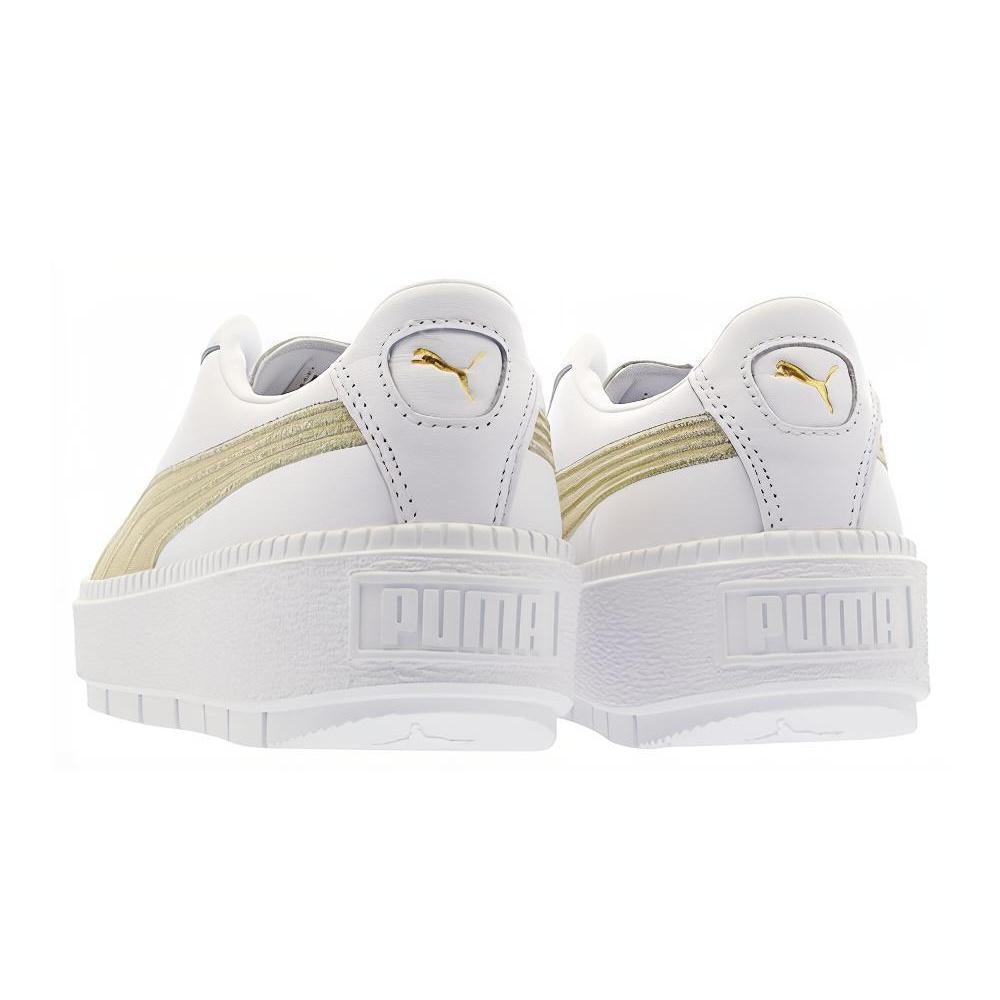 (WMNS) PUMA Platform Trace 'White Varsity' Women's 367728-02