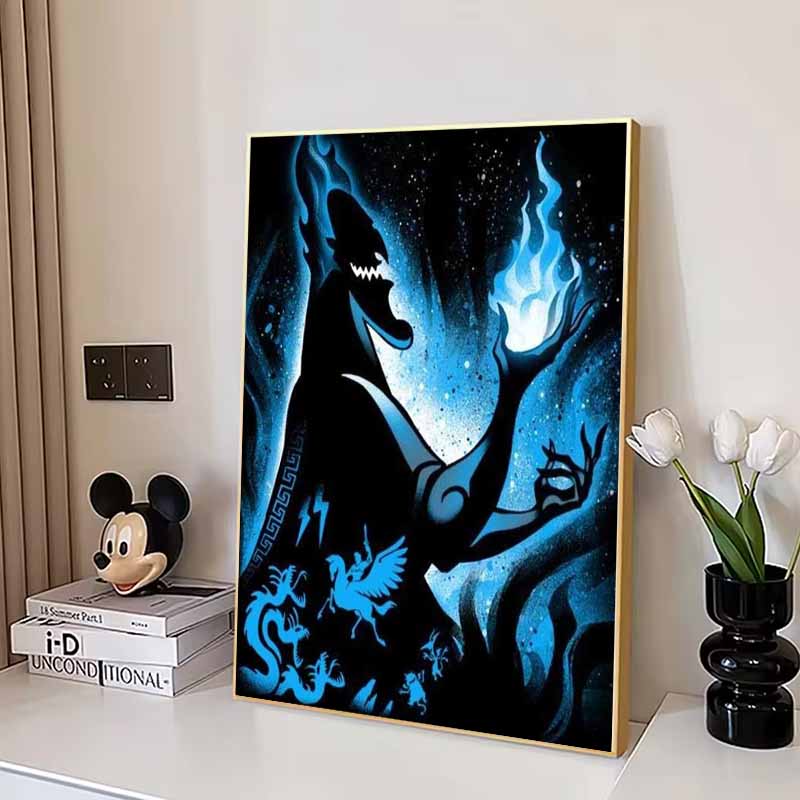 Disney Алмазная живопись Геркулес Аид Тема Искусство Иллюстрация Вышивка крестом Подвесной Печатная головоломка Мозаика Вышивка Домашний декор 5D DIY Искусство Новый