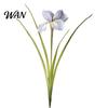 Furnishing Flowers 26" Artificial Iris Flower, Real Touch Fake Flower Bouquet with Long Stem Home Decor for Arrangement, Wedding Centerpiece,