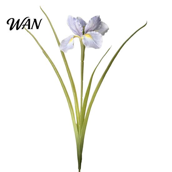 Furnishing Flowers 26" Artificial Iris Flower, Real Touch Fake Flower Bouquet with Long Stem Home Decor for Arrangement, Wedding Centerpiece,