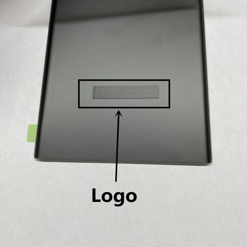 Замена заднего стекла для Samsung Galaxy S22 Ultra SM-S908B Крышка задней дверцы аккумуляторной батареи с объективом камеры с логотипом CE