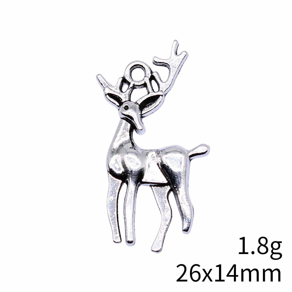 NewArrivals Charms For Jewelry Deer Christmas Day Charms Pendant Audience Bracelet Pendant