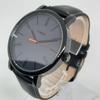 Б/у Мужские часы TIMEX Modern Originals Черный кожаный ремешок Рабочее состояние