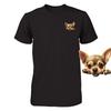 Funny Chihuahua Dog Peeking Pocket Tshirt Cute Puppy Dog Lover Tee Print Gift
