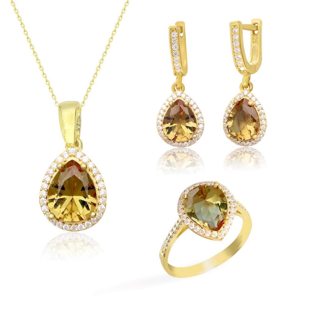 Zultanite Stone Silver Set, Sultanite Stone Women Jewelry Set, Color Changing Stone Ring, Turkish Zultanite Jewels