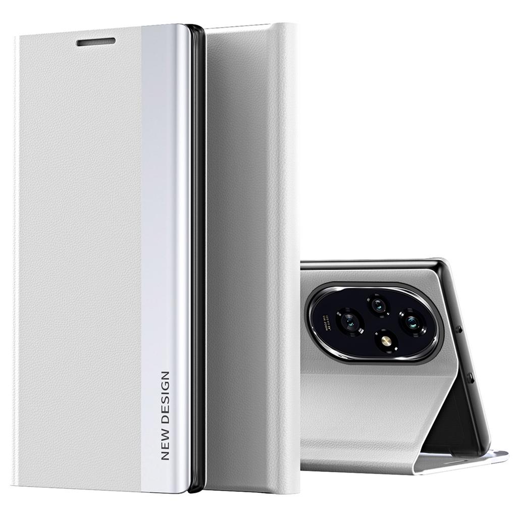 Чехол для Honor 200 Pro 5G Складная подставка Защитный чехол для телефона из ПУ кожи