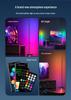 Цветная напольная лампа RGB с синхронизацией по музыке: Полная подсветка, реагирующая на звук, для спальни и гостиной