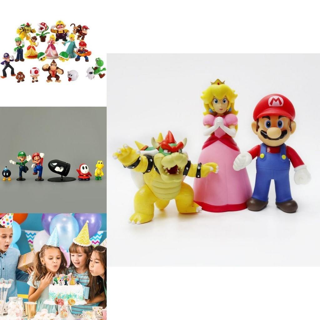 Amazing Super Mario Bros Action Figures Toys Perfect For Cake Decoration Collectibles And More