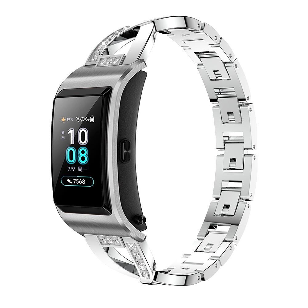 Браслет с бриллиантами 18 мм, 20 мм, 22 мм для Samsung Galaxy Watch4 3 S3 Active2 Garmin Venu 2S 2plus Vivoactive 4s, металлический ремешок