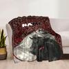 Home Customize Your Name Blankets Horse Pattern Comfortable Soft Lightweight Allseason Multipurpose Blanket For Picnics Sofas Offices Beds Living