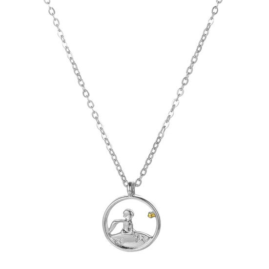 Ожерелье с подвеской, легкий роскошный нежный устойчивый к царапинам подарок на день святого Валентина, ожерелье-колье маленького принца