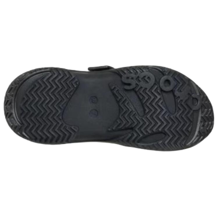 Crocs Клетка Унисекс Черный Повседневный Универсальный Дышащий Износостойкий Закрытый Носок Шлепанцы 211907-001