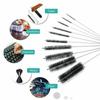New Spiral Handle Stainless Steel Washing Bottle Brush Water Cup Straw Cleaner Cleaning Tools