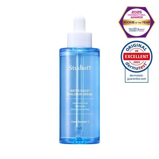 Бустер для макияжа STUDIO17 Water Boost Сыворотка с гиалуроновой кислотой для увлажнения 80 мл