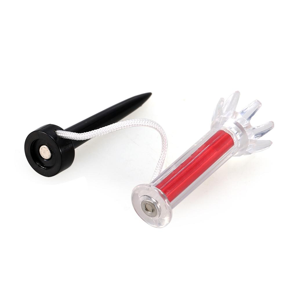 79mm 90mm 5Pcs Golf Training Ball Tee Magnetic Step Down Golf Ball Holder Tees Golf Accessories