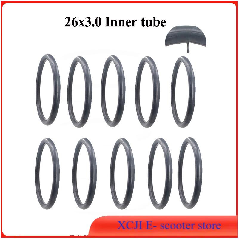 НОВЫЙ Велосипедная камера 26 дюймов 26x3.0 Широкая Бутилкаучук Запасная камера Для снегоходов Велосипедов Запасная камера Велосипедные запчасти