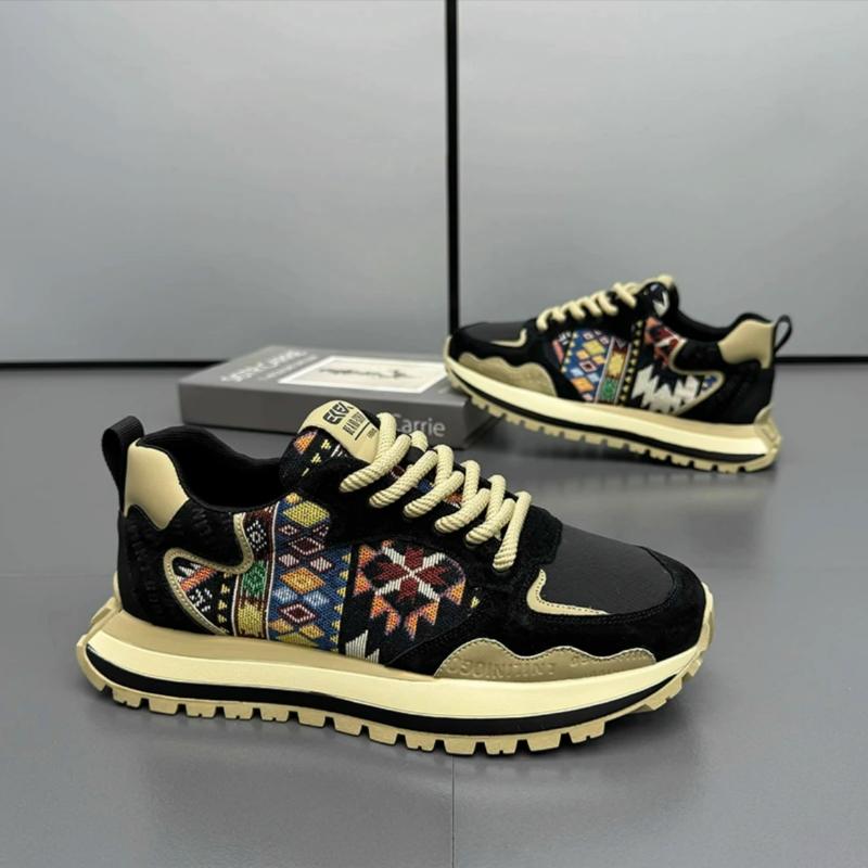 Мужская обувь Кроссовки на платформе Мягкая обувь для увеличения роста Модная уличная обувь для бега Роскошная мужская повседневная обувь на шнуровке Тенис