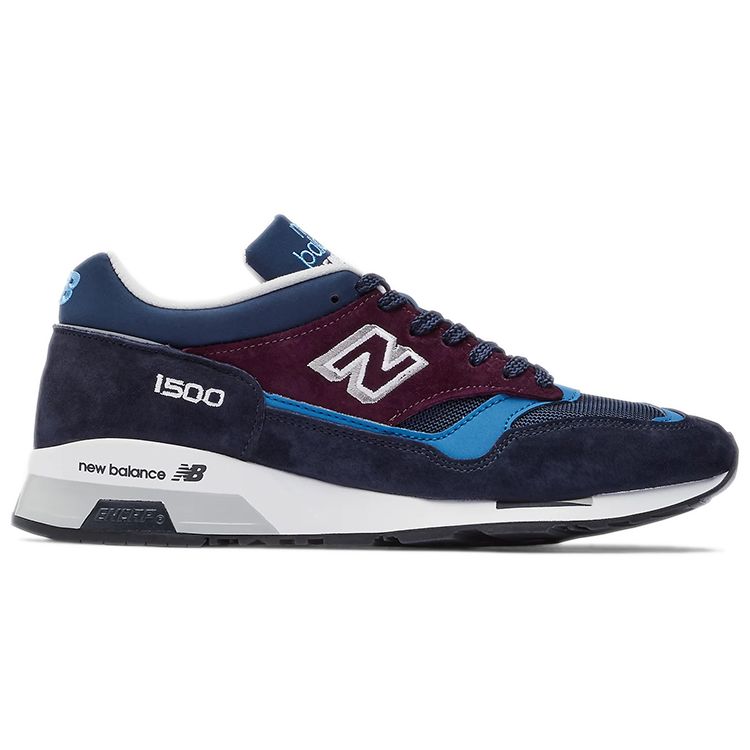 New Balance 1500 Сделано в Англии Темно-синий Бордовый Мужские Кроссовки Синий M1500SCN