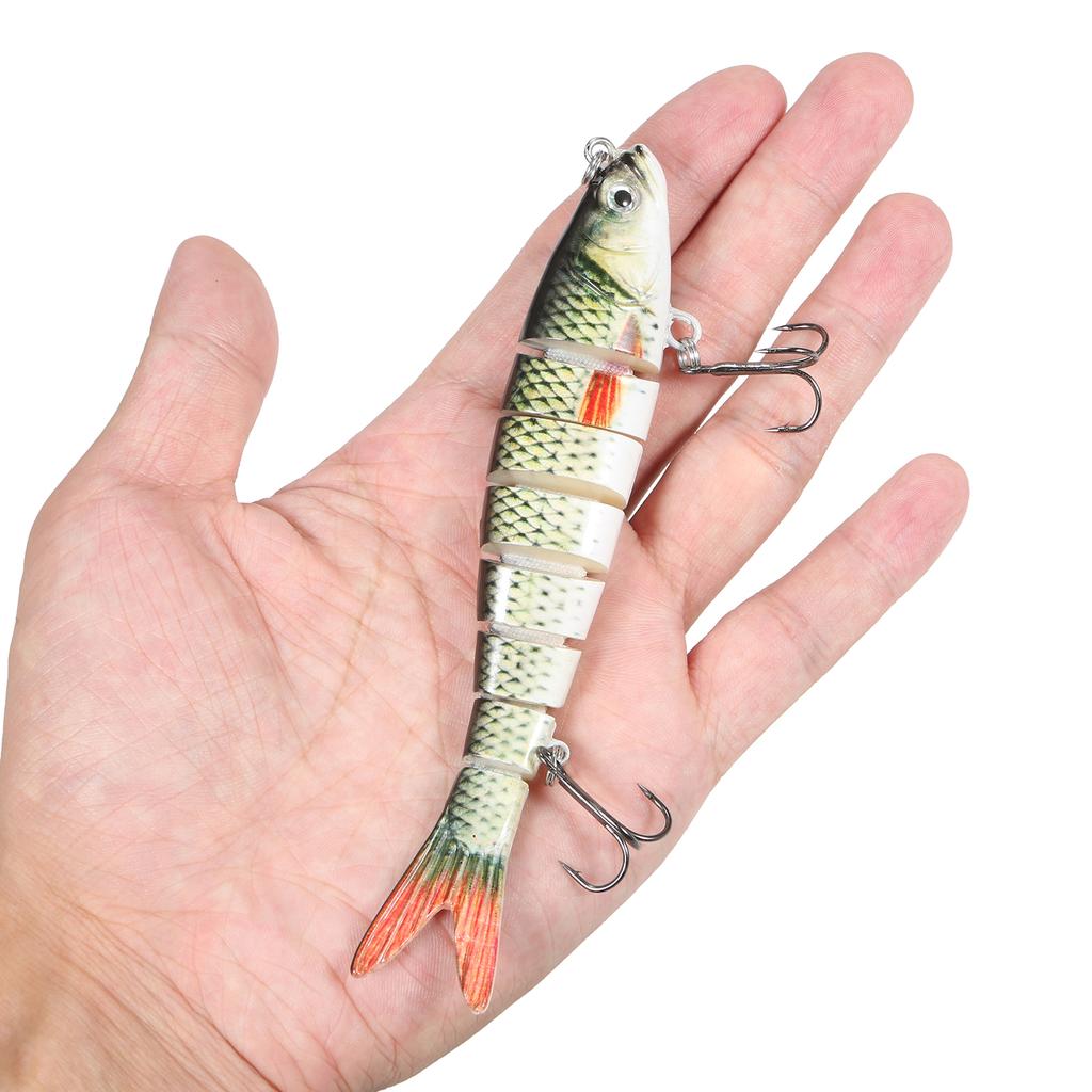 TARUOR 140 мм мульти шарнирная приманка для плавания, реалистичная 8-сегментная рыболовная приманка для плавания гольяна, искусственные приманки