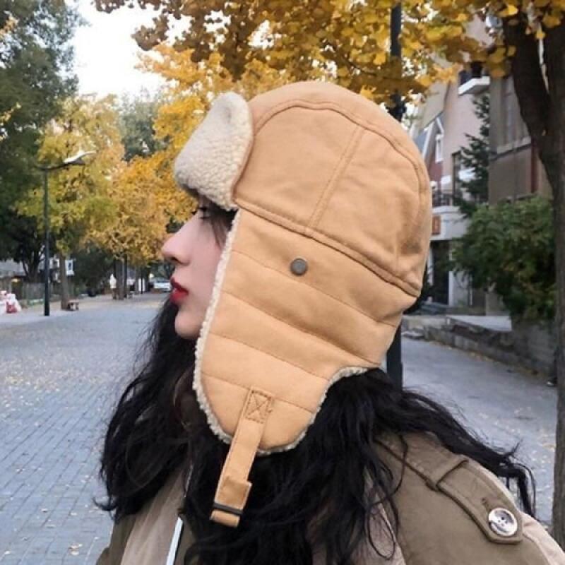 Ушанка, каштановая шляпа, Поггл