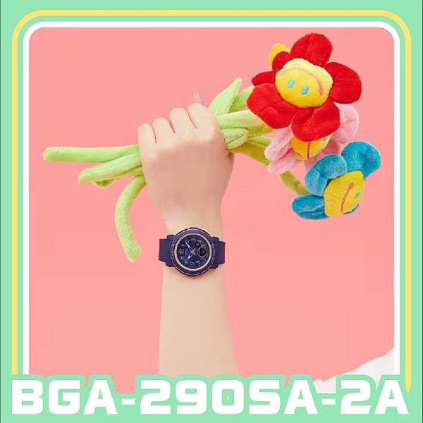 Casio Women's Baby-G BGA-290SA-2AJF [BABY-G Wide Face BGA-290 Series] Round Watch Resin