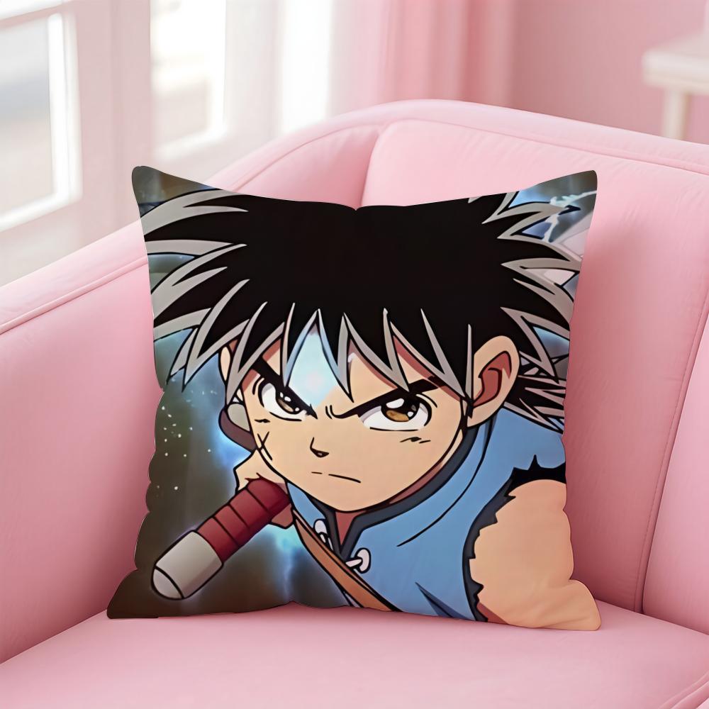 Cute Japanese Game DDragon Quest Slime Cushion Cover Pillow Case Soft Skin Friendly Fabric Concealed Zipper