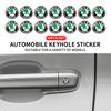 2025 New For Skoda Superb Rapid Fabia Octavia Laura VRS Yeti Roomster Car Key Shell Remote Case Cover Aluminum Sticker Emblem Sy