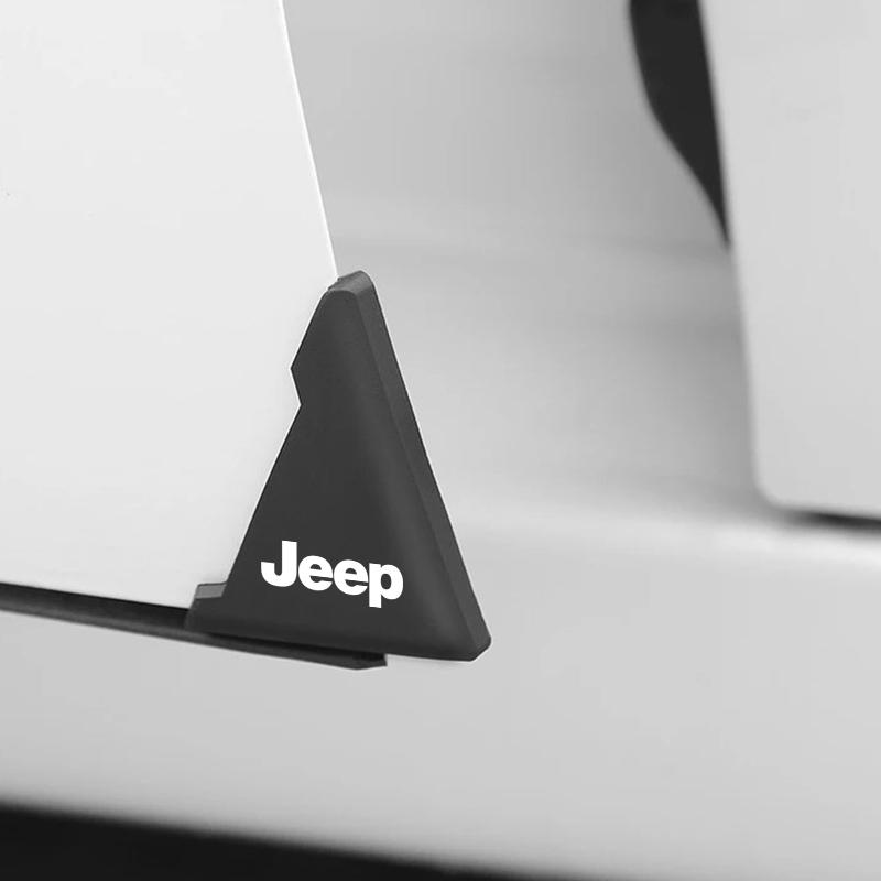 2 шт. Силиконовые защитные накладки на углы дверей автомобиля, предотвращающие столкновения, для Jeep Renegade Compass Grand Cherokee Wrangler Jk Gladiator