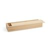 Sliding Wooden Pencil Case