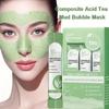 Green Tea Ice Mud Mask Cleansing Moisturizing Oil Control Blackhead Removal Cleansing Mud Mask Applicator Mud