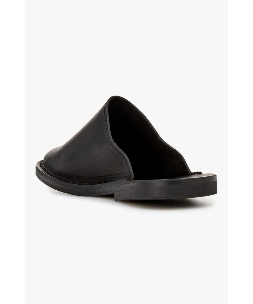 Man On The Boon [La Botte Gardiane] Leather Slippers_Black 4716118302
