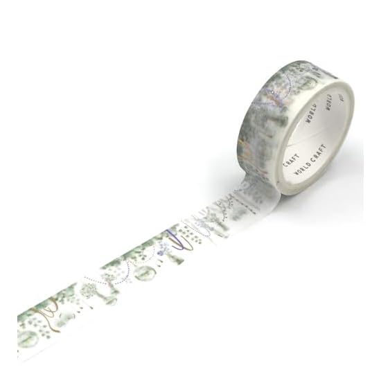 Маскирующая лента World Craft Блестящая Садовая Вечеринка KRMT15-087