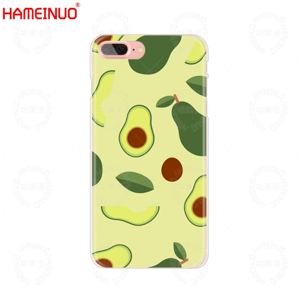 HAMEINUO чехол для мобильного телефона с авокадо и фруктовым рисунком для iphone X 8 7 6 4 4S 5 5S SE 5c 6s plus