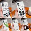 Для Vivo Y75 Y78 Y50 Y91 Y67 Y73 Y55 Y91C Чехлы для телефонов Милые узоры панды Прозрачный ТПУ Высокое качество Пылезащитный Защитный чехол Для Vivo Бамперы