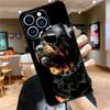 Чехол для iPhone с изображением ротвейлера 18 17 16 15 14 13 12 11 Pro Max Mini Plus 16e 17 Air Бампер Чехол Аксессуары