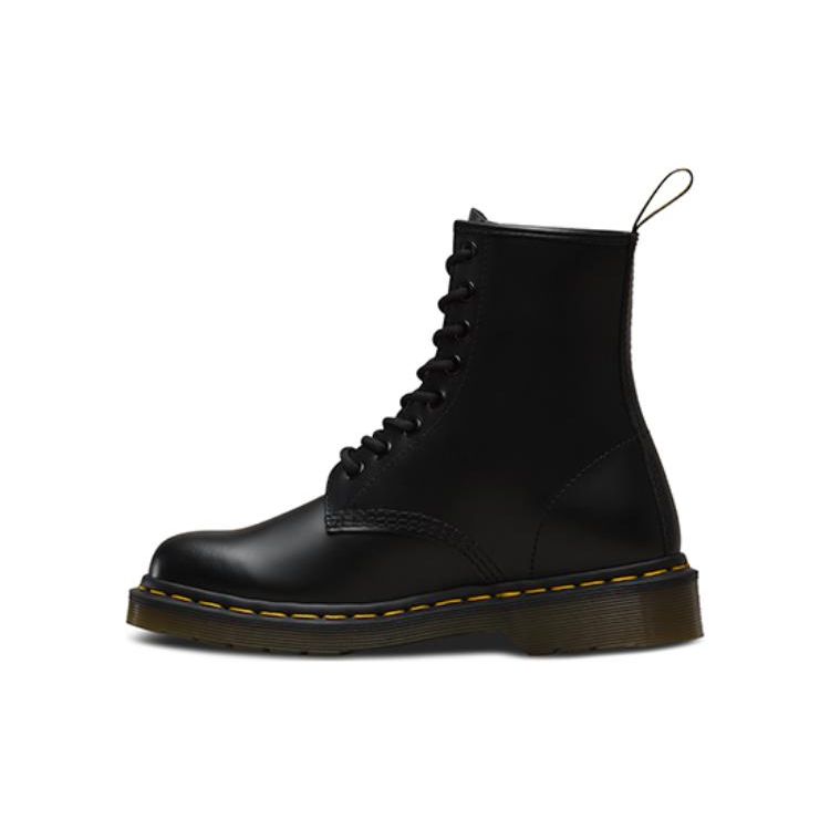 Доктор. Ботинки Martens 1460 Classic из гладкой кожи, 8 люверсов, унисекс, черные 10072004